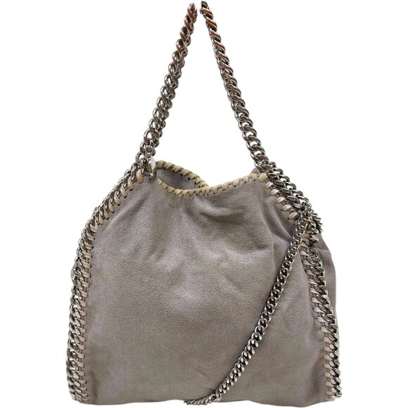 (L3) Stella McCartney Crossbody Bag Gray Polyester - Picture 1 of 9
